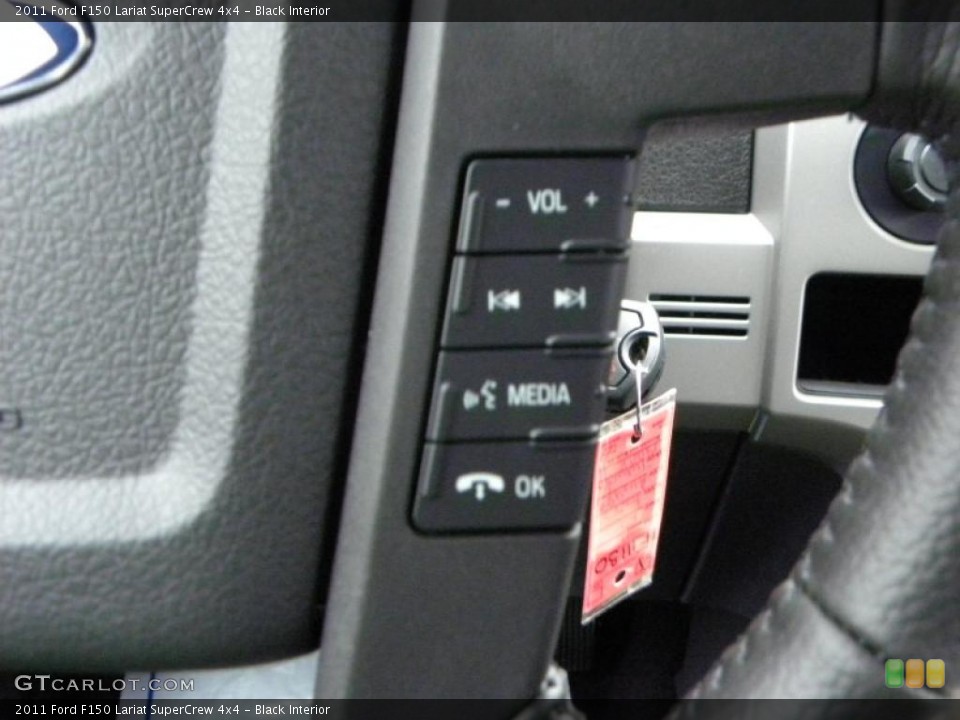 Black Interior Controls for the 2011 Ford F150 Lariat SuperCrew 4x4 #41568011