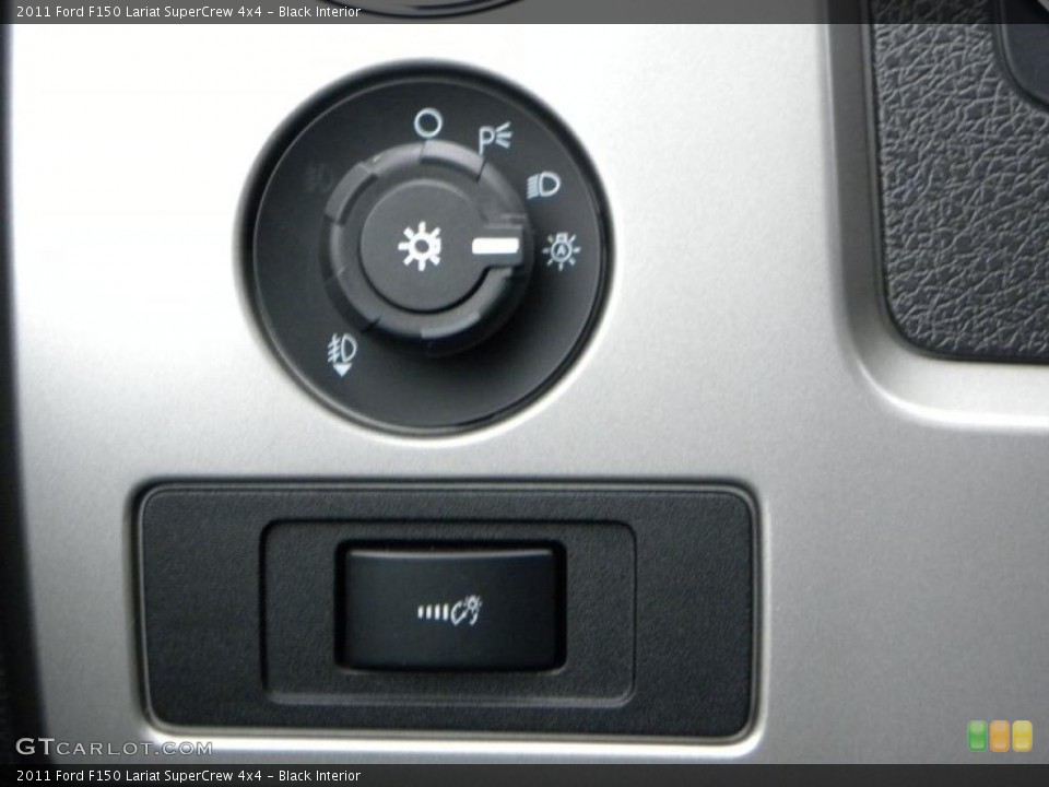 Black Interior Controls for the 2011 Ford F150 Lariat SuperCrew 4x4 #41568059
