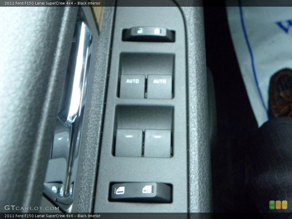 Black Interior Controls for the 2011 Ford F150 Lariat SuperCrew 4x4 #41568075