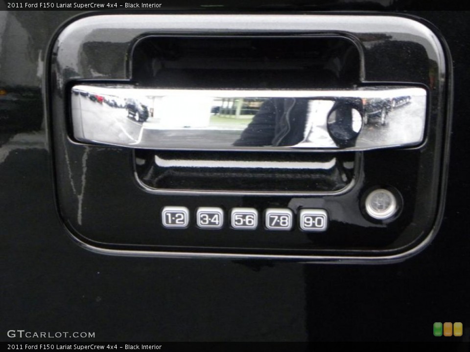 Black Interior Controls for the 2011 Ford F150 Lariat SuperCrew 4x4 #41568103