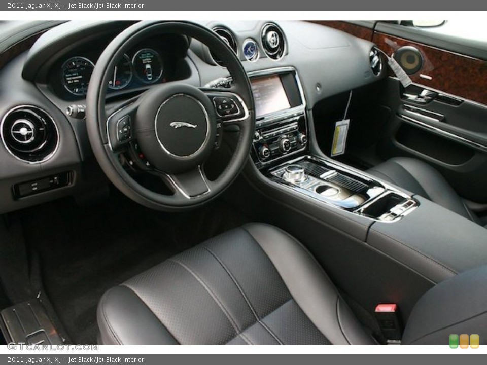 Jet Black/Jet Black Interior Prime Interior for the 2011 Jaguar XJ XJ #41568467