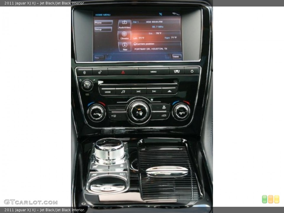 Jet Black/Jet Black Interior Controls for the 2011 Jaguar XJ XJ #41568499