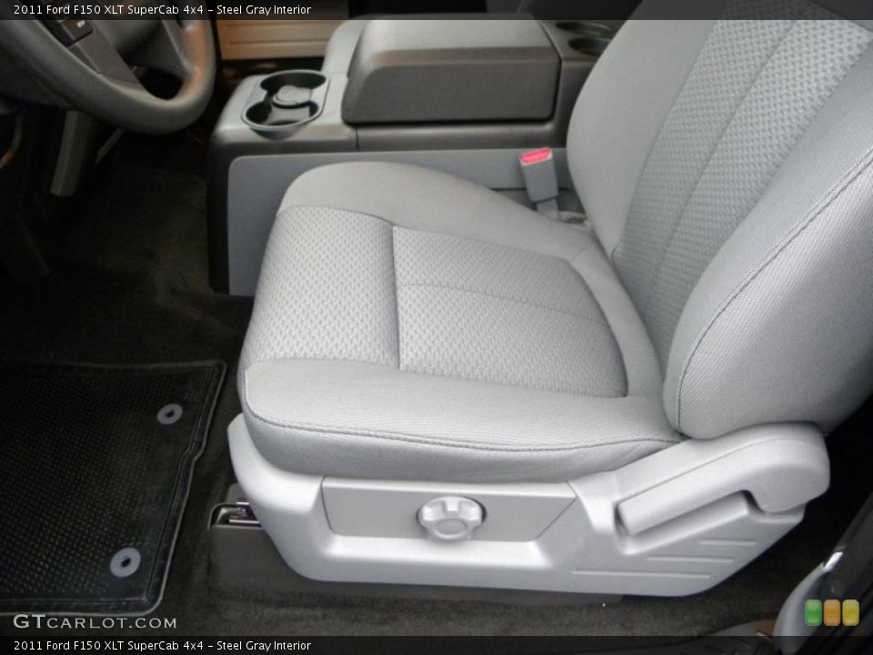Steel Gray Interior Photo for the 2011 Ford F150 XLT SuperCab 4x4 #41568895