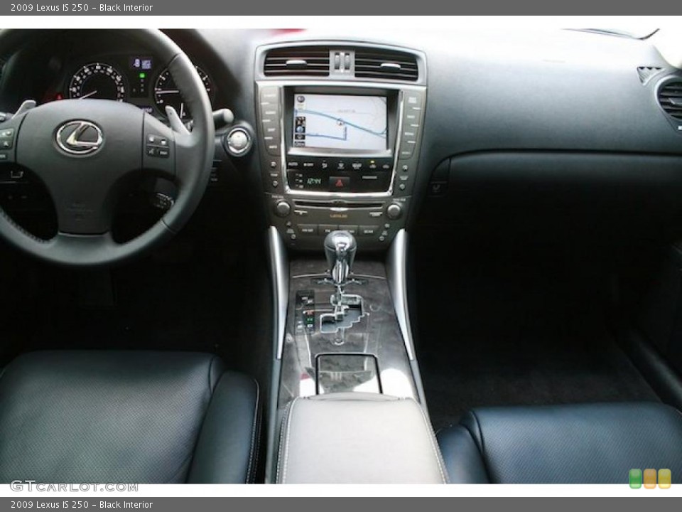 Black Interior Navigation for the 2009 Lexus IS 250 #41569199