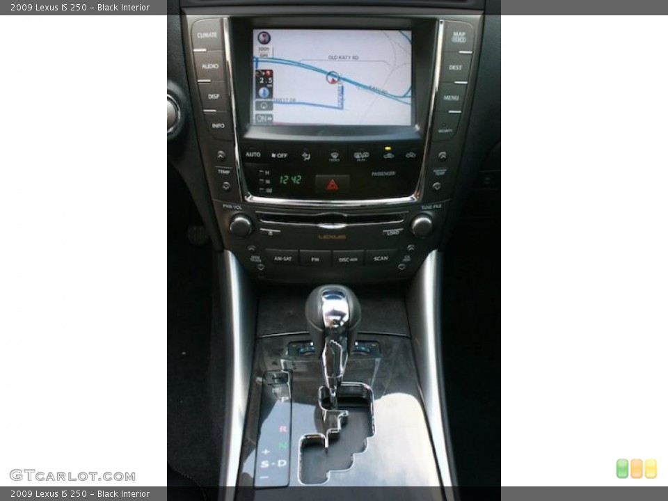 Black Interior Transmission for the 2009 Lexus IS 250 #41569391