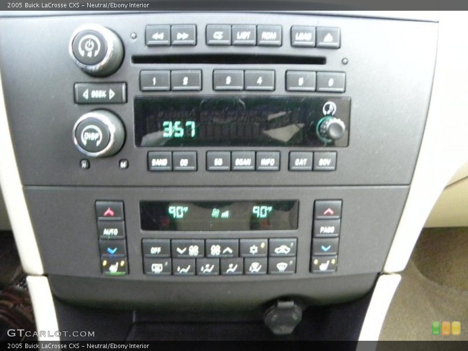 Neutral/Ebony Interior Controls for the 2005 Buick LaCrosse CXS #41569531