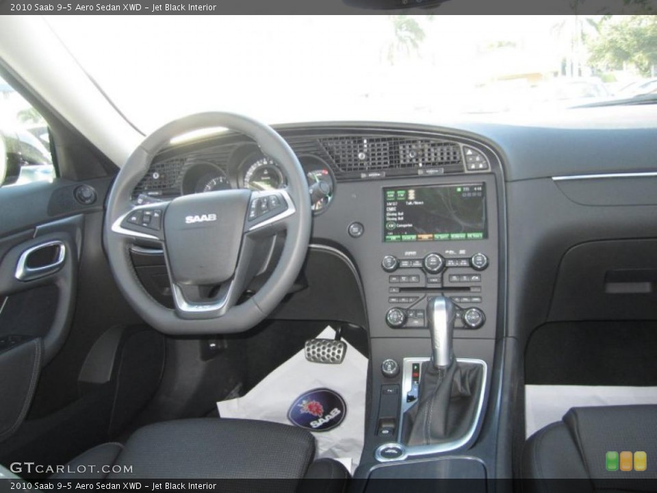 Jet Black Interior Dashboard for the 2010 Saab 9-5 Aero Sedan XWD #41571399