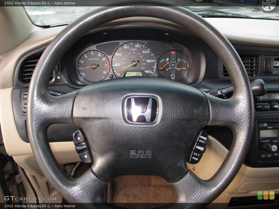 Ivory Interior Steering Wheel for the 2002 Honda Odyssey EX-L #41574167
