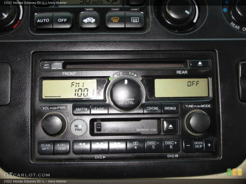 Ivory Interior Controls for the 2002 Honda Odyssey EX-L #41574243