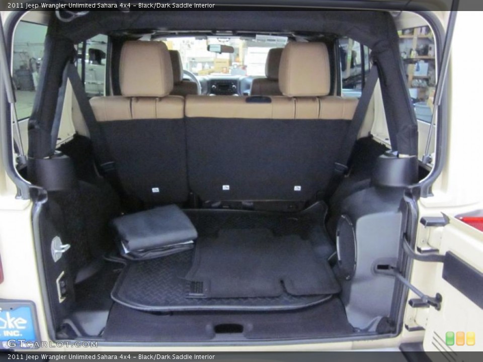 Black/Dark Saddle Interior Trunk for the 2011 Jeep Wrangler Unlimited Sahara 4x4 #41575415