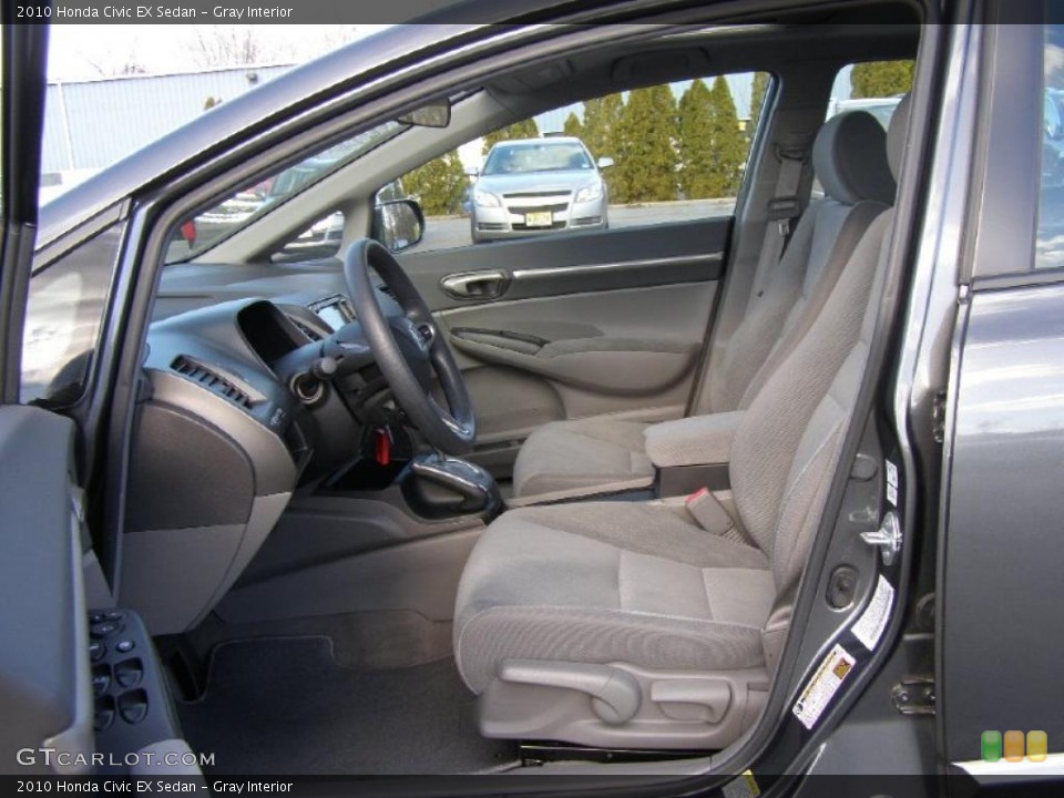 Gray Interior Photo for the 2010 Honda Civic EX Sedan #41576751