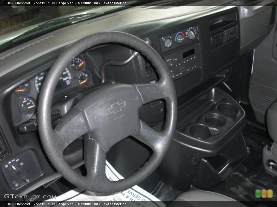 Medium Dark Pewter Interior Dashboard for the 2004 Chevrolet Express 1500 Cargo Van #41577723