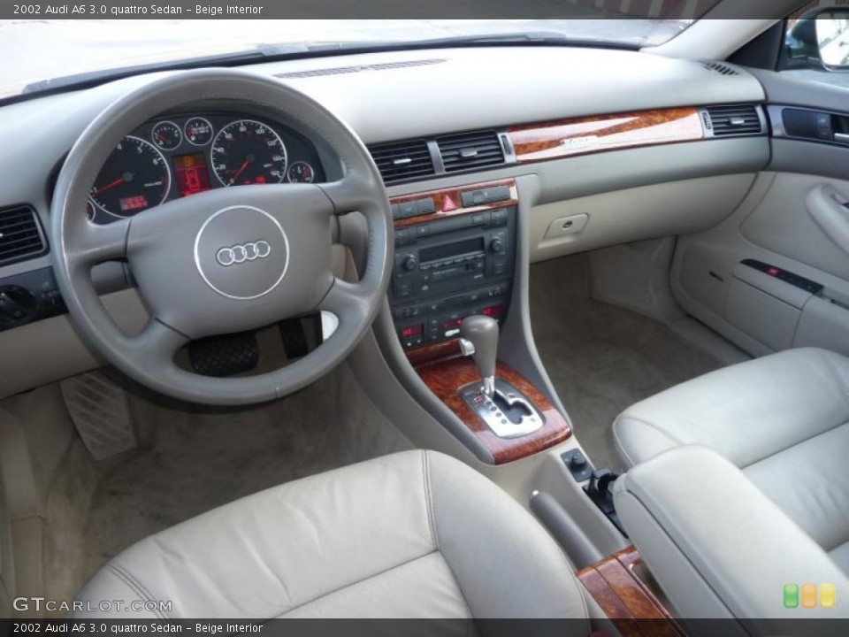 Beige 2002 Audi A6 Interiors