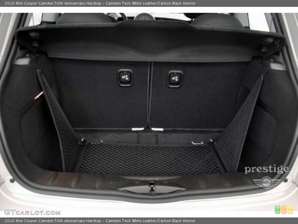 Camden Tech White Leather/Carbon Black Interior Trunk for the 2010 Mini Cooper Camden 50th Anniversary Hardtop #41580963