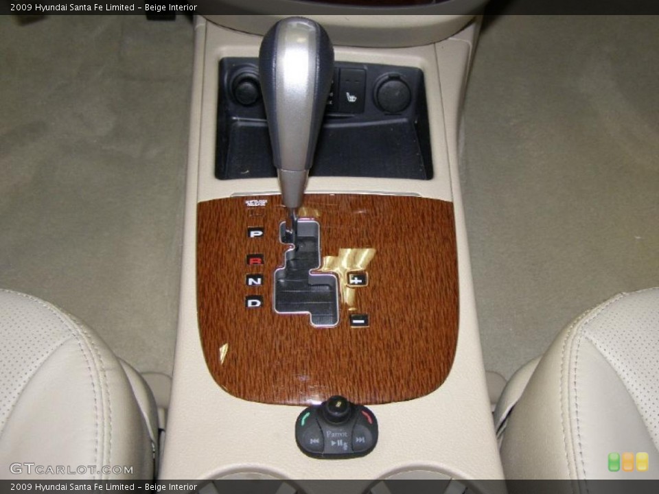 Beige Interior Transmission for the 2009 Hyundai Santa Fe Limited #41581575