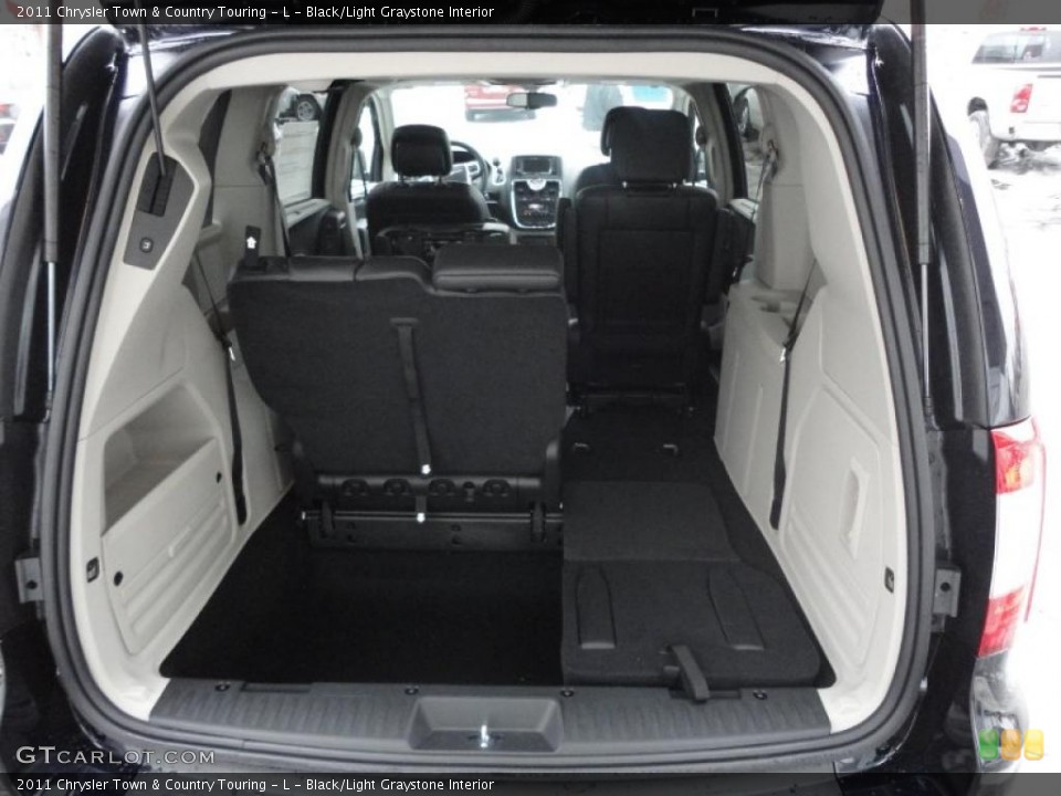 Black/Light Graystone Interior Trunk for the 2011 Chrysler Town & Country Touring - L #41581739