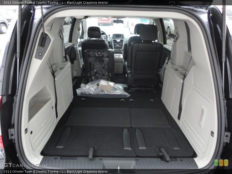 Black/Light Graystone Interior Trunk for the 2011 Chrysler Town & Country Touring - L #41581759