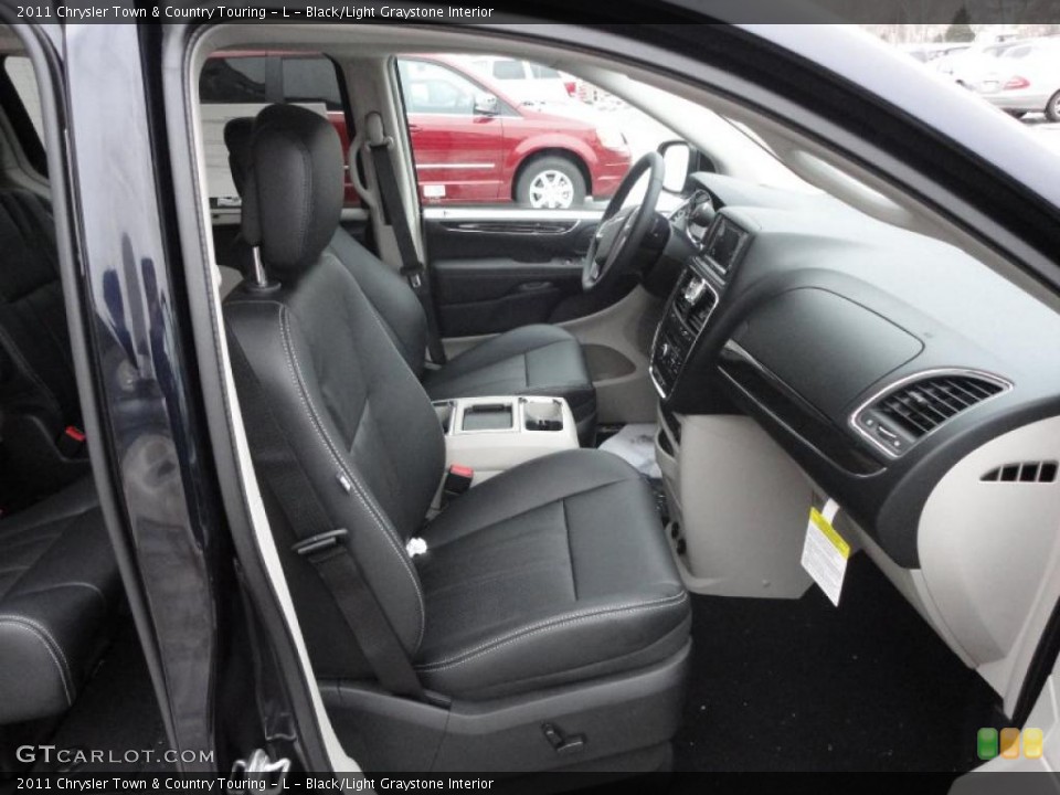 Black/Light Graystone Interior Photo for the 2011 Chrysler Town & Country Touring - L #41581827