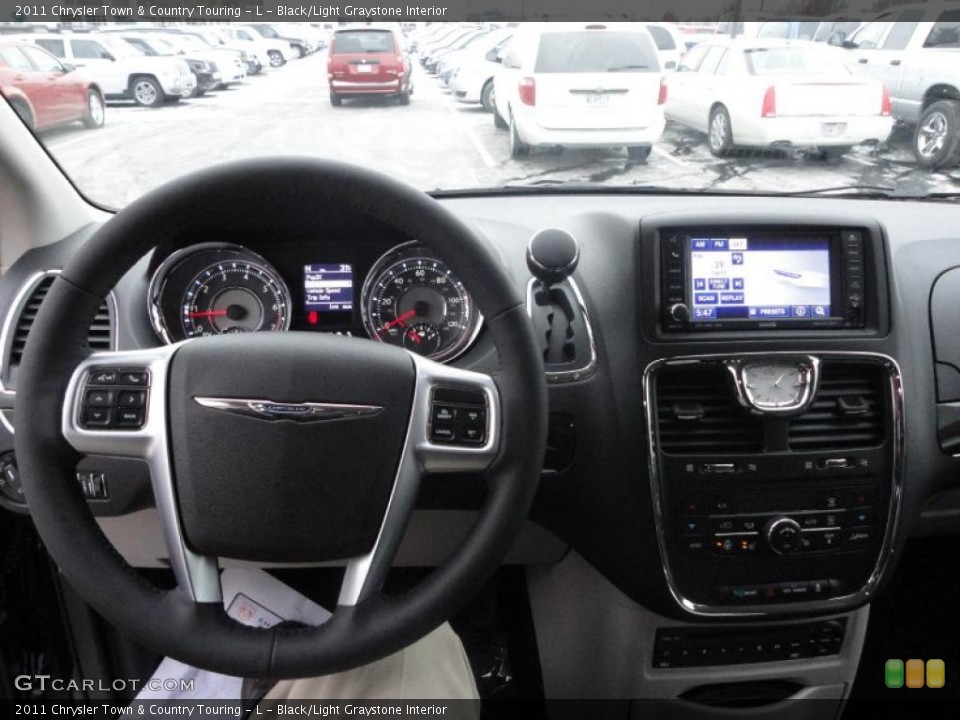 Black/Light Graystone Interior Dashboard for the 2011 Chrysler Town & Country Touring - L #41581909