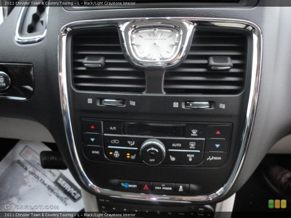 Black/Light Graystone Interior Controls for the 2011 Chrysler Town & Country Touring - L #41581947