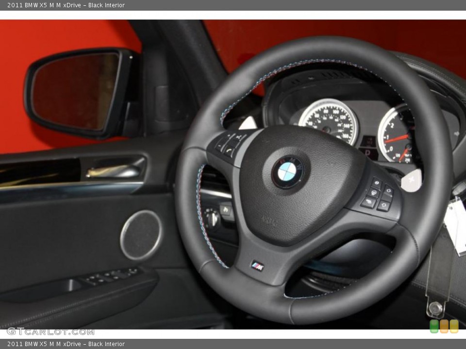 Black Interior Steering Wheel for the 2011 BMW X5 M M xDrive #41583411