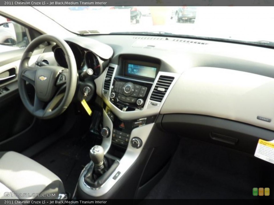 Jet Black/Medium Titanium Interior Dashboard for the 2011 Chevrolet Cruze LS #41585143