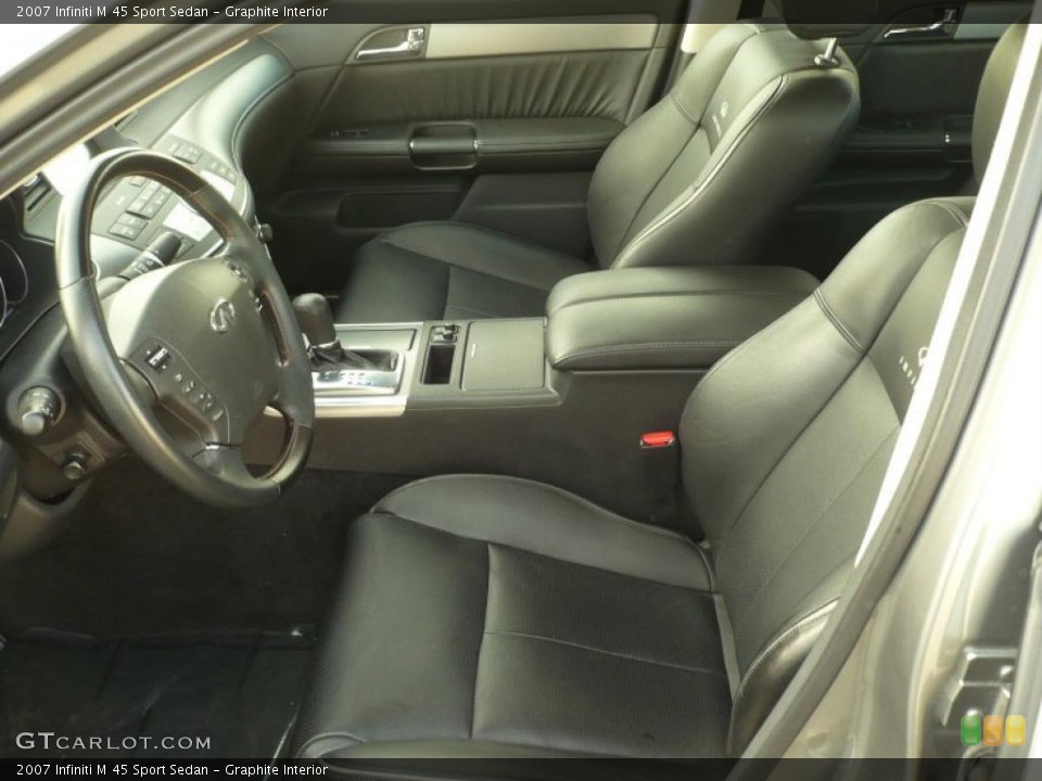 Graphite Interior Photo for the 2007 Infiniti M 45 Sport Sedan #41586719