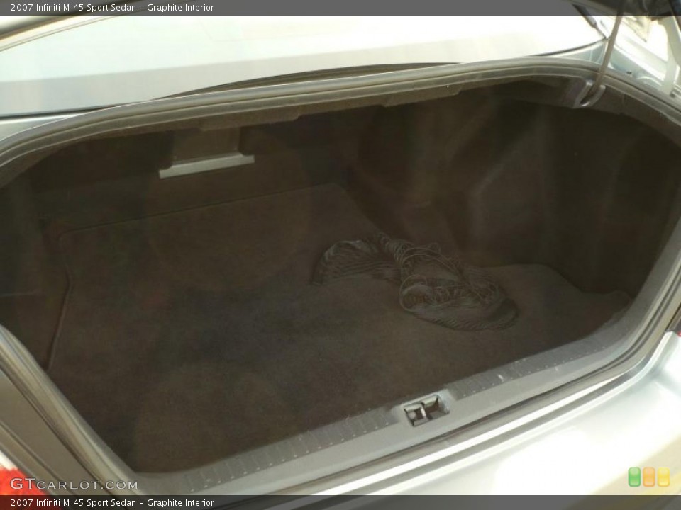 Graphite Interior Trunk for the 2007 Infiniti M 45 Sport Sedan #41586767