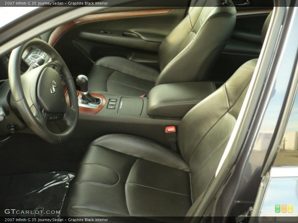 Graphite Black Interior Photo for the 2007 Infiniti G 35 Journey Sedan #41587171