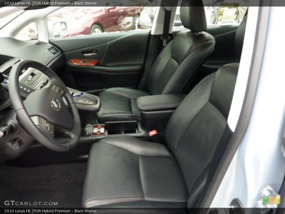 Black Interior Photo for the 2010 Lexus HS 250h Hybrid Premium #41587351