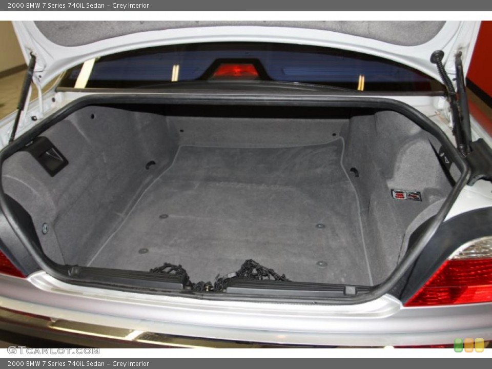 Grey Interior Trunk for the 2000 BMW 7 Series 740iL Sedan #41587883