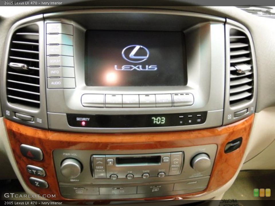 Ivory Interior Controls for the 2005 Lexus LX 470 #41590319