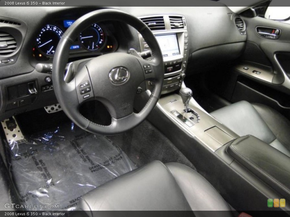 Black Interior Photo for the 2008 Lexus IS 350 #41592455