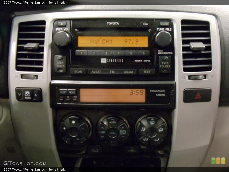 Stone Interior Controls for the 2007 Toyota 4Runner Limited #41593595