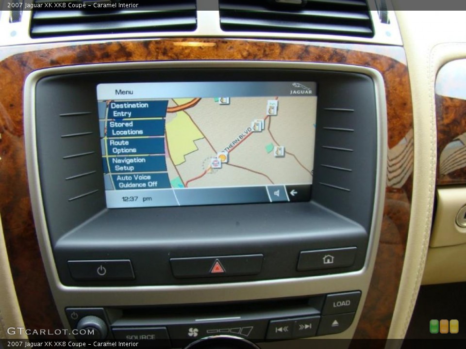Caramel Interior Navigation for the 2007 Jaguar XK XK8 Coupe #41596249