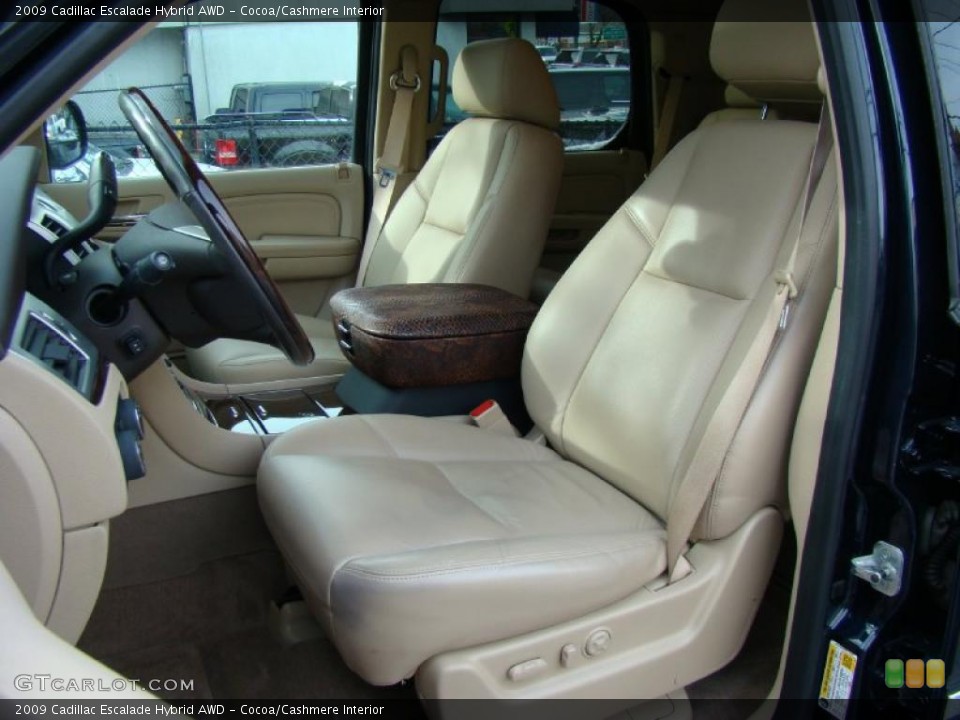Cocoa/Cashmere Interior Photo for the 2009 Cadillac Escalade Hybrid AWD #41596569