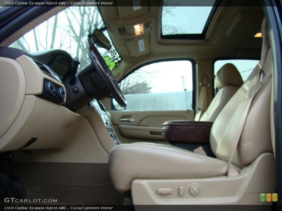 Cocoa/Cashmere Interior Photo for the 2009 Cadillac Escalade Hybrid AWD #41596581