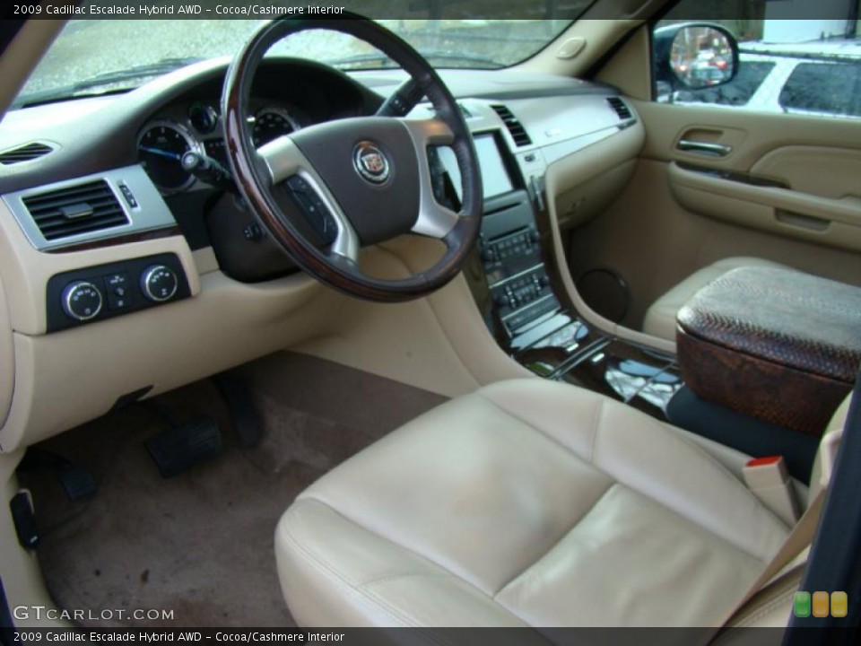 Cocoa/Cashmere Interior Prime Interior for the 2009 Cadillac Escalade Hybrid AWD #41596597