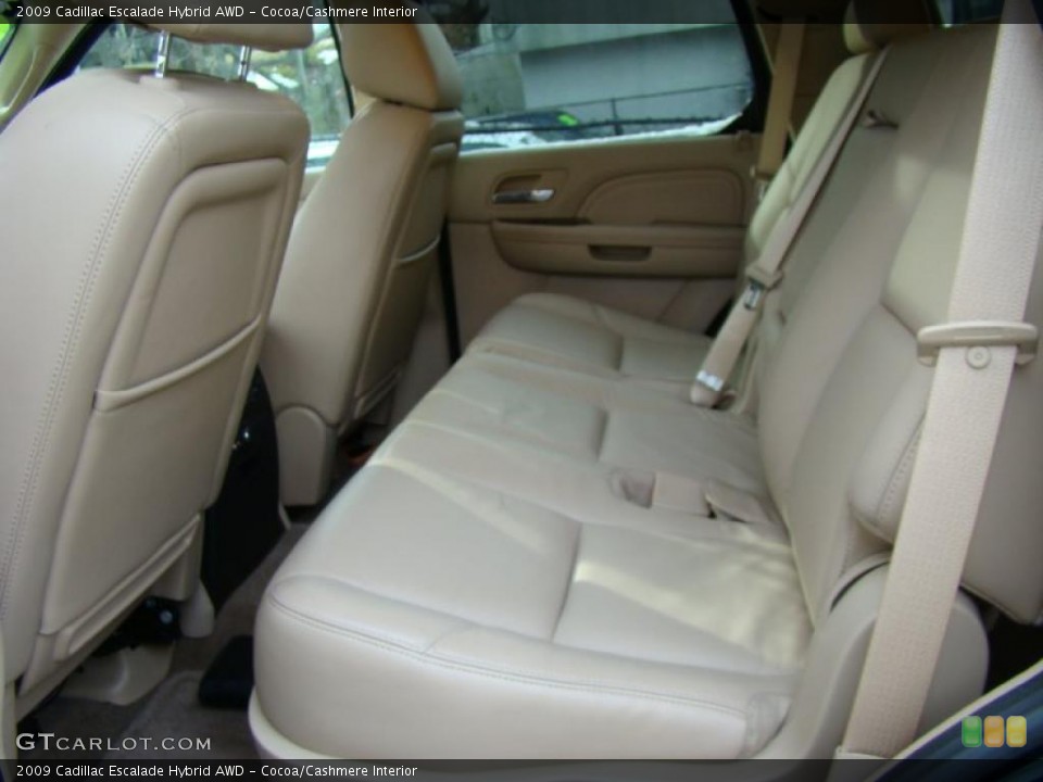 Cocoa/Cashmere Interior Photo for the 2009 Cadillac Escalade Hybrid AWD #41596629