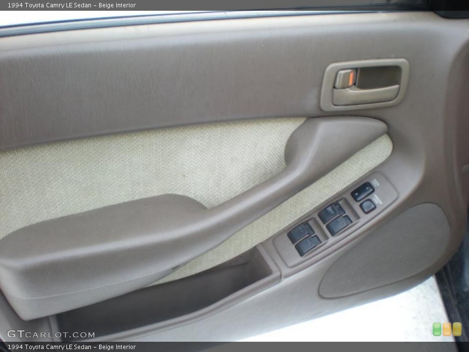 Beige Interior Door Panel for the 1994 Toyota Camry LE Sedan #41598745