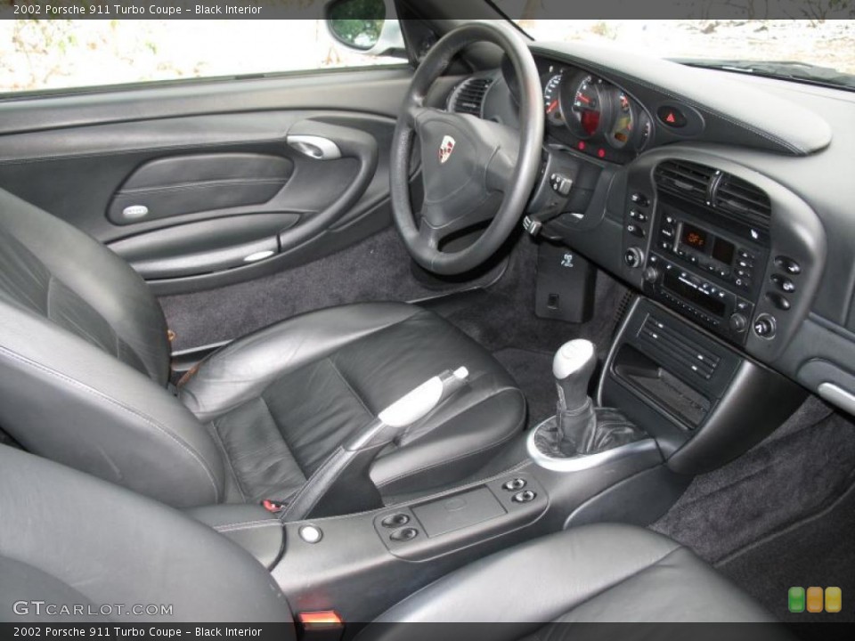 Black Interior Photo for the 2002 Porsche 911 Turbo Coupe #41599185