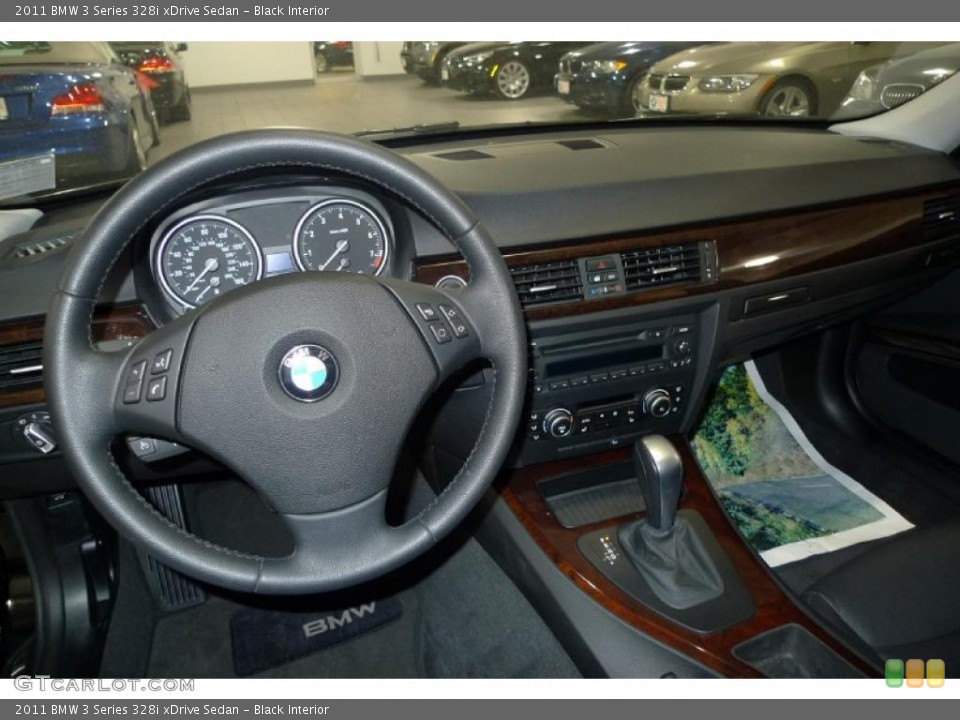 Black Interior Dashboard for the 2011 BMW 3 Series 328i xDrive Sedan #41599337