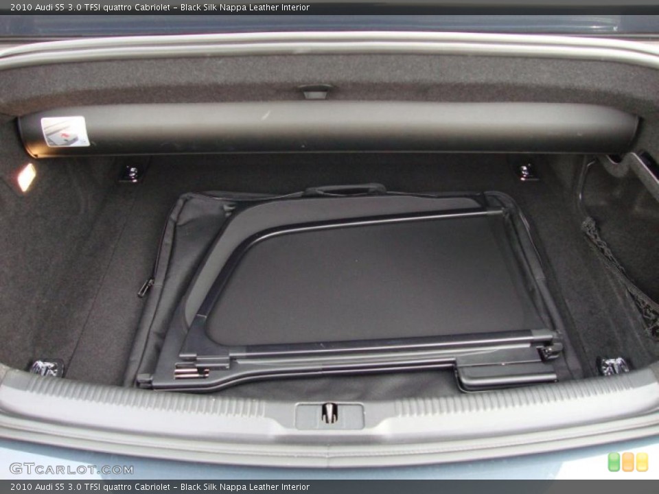 Black Silk Nappa Leather Interior Trunk for the 2010 Audi S5 3.0 TFSI quattro Cabriolet #41600017