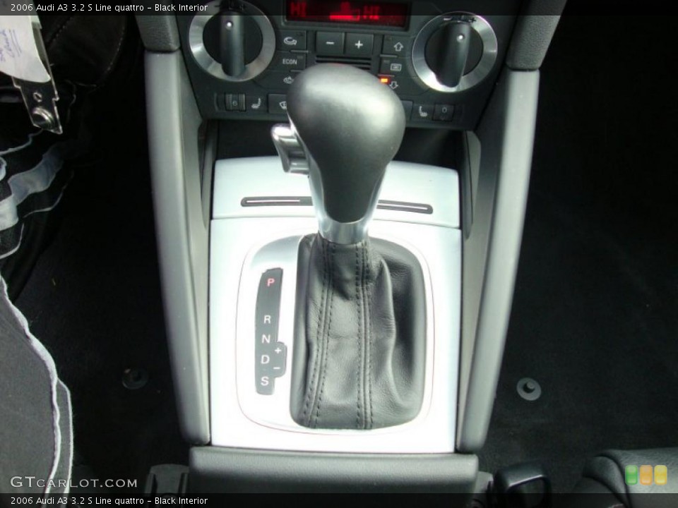 Black Interior Transmission for the 2006 Audi A3 3.2 S Line quattro #41600937