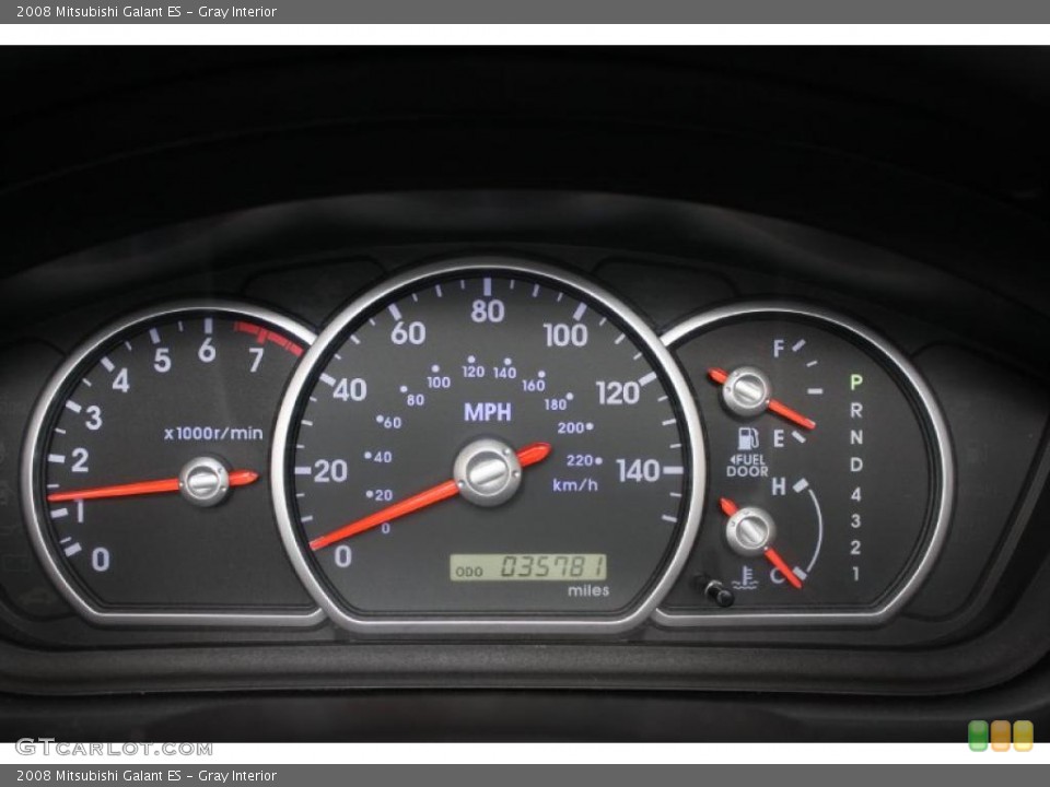 Gray Interior Gauges for the 2008 Mitsubishi Galant ES #41602765