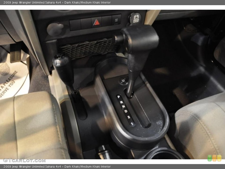 Dark Khaki/Medium Khaki Interior Transmission for the 2009 Jeep Wrangler Unlimited Sahara 4x4 #41602881