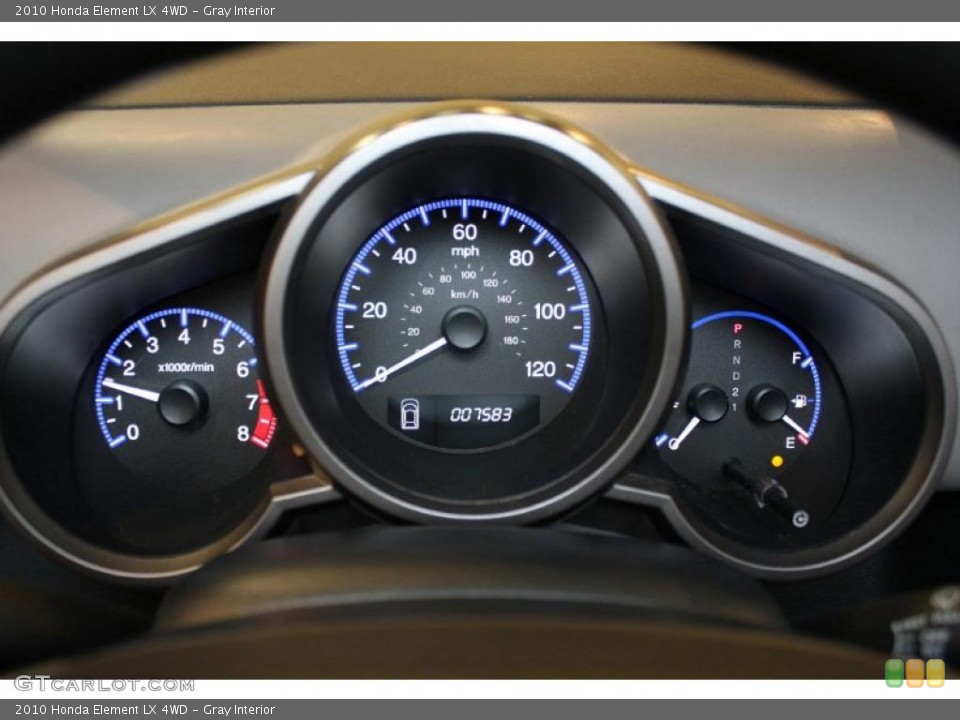 Gray Interior Gauges for the 2010 Honda Element LX 4WD #41603089