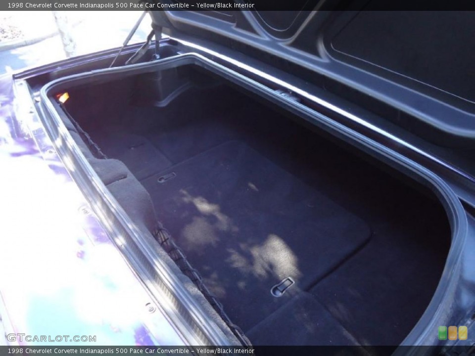 Yellow/Black Interior Trunk for the 1998 Chevrolet Corvette Indianapolis 500 Pace Car Convertible #41603745