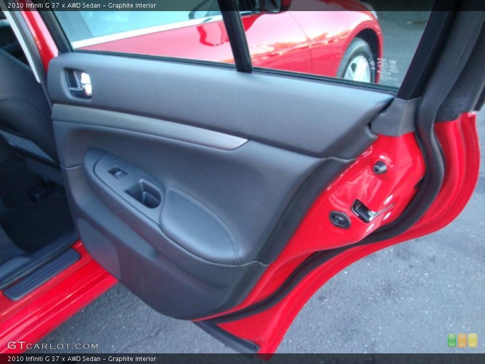 Graphite Interior Door Panel for the 2010 Infiniti G 37 x AWD Sedan #41604193