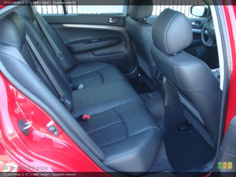 Graphite Interior Photo for the 2010 Infiniti G 37 x AWD Sedan #41604201